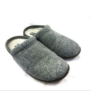 Sorel slippers gray Sherpa 8 women’s slip ons